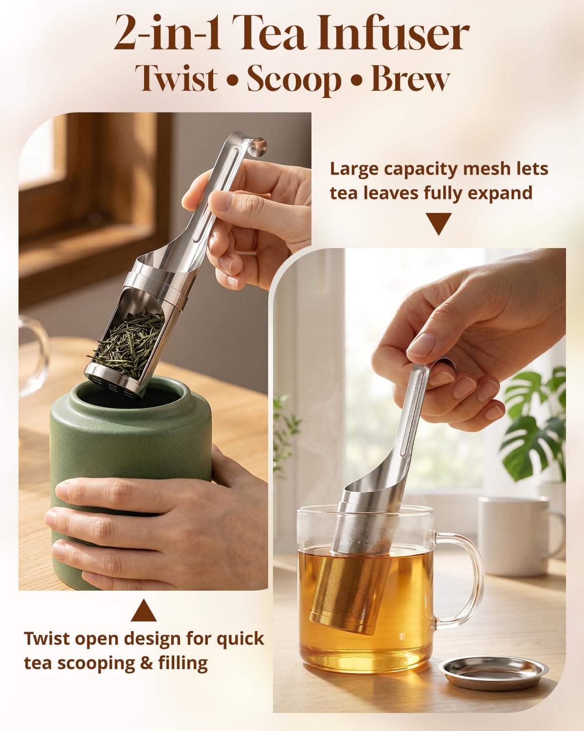 Tea Infuser for Loose Leaf Tea