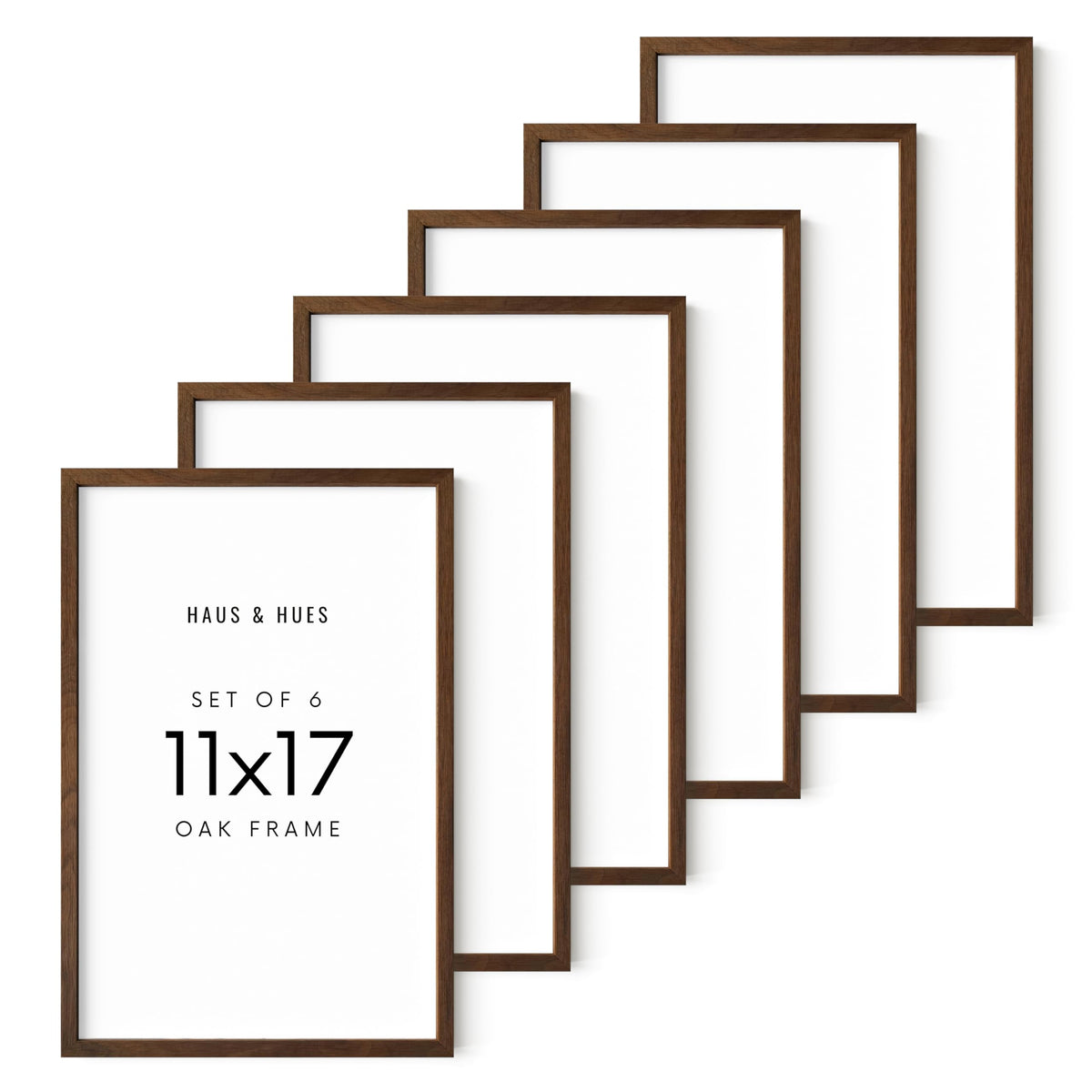 Set of 6 Wooden Frames (6 Count)