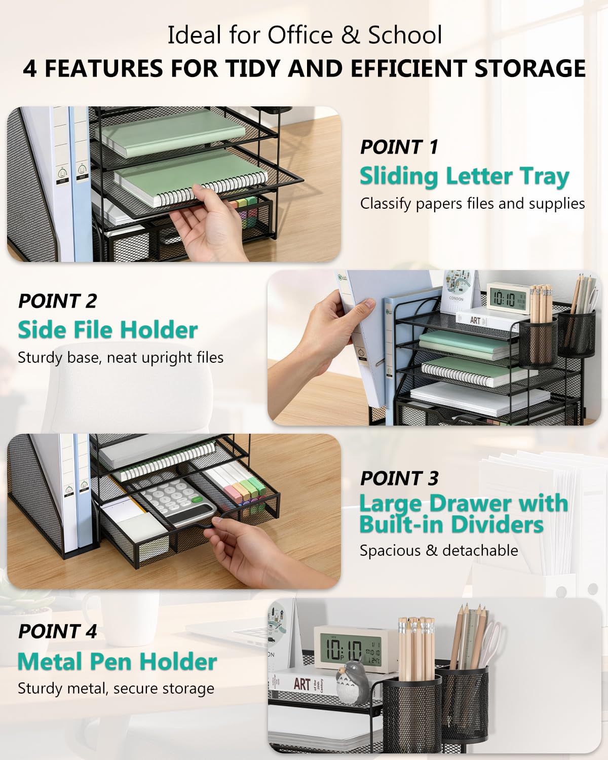 Desk File Organizer