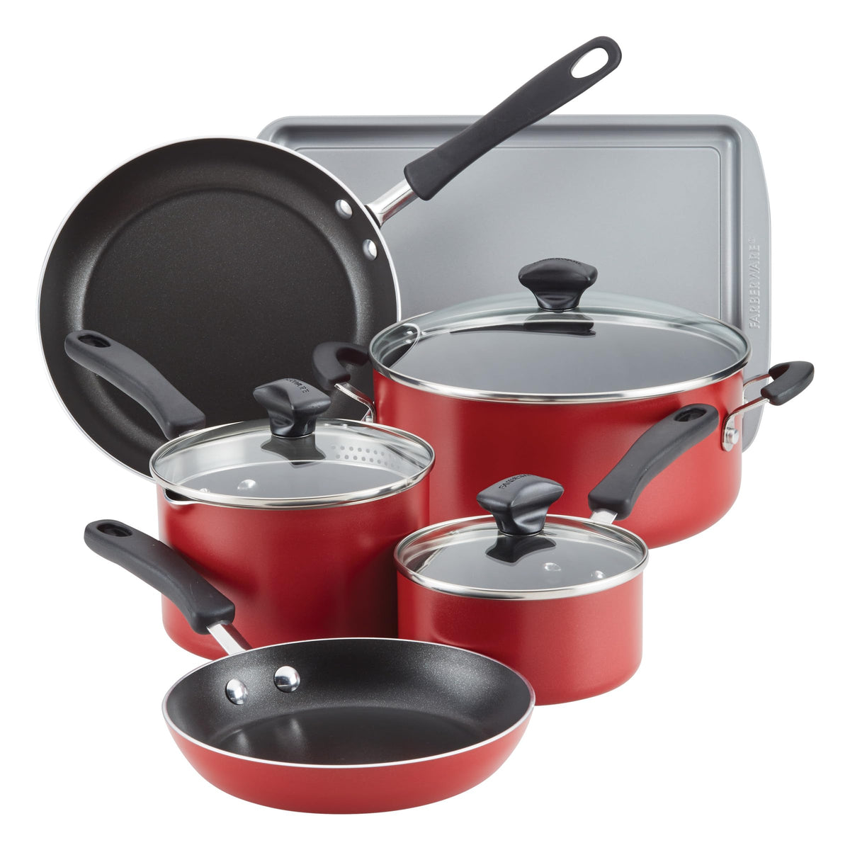 Cookstart Aluminum Nonstick Cookware Set