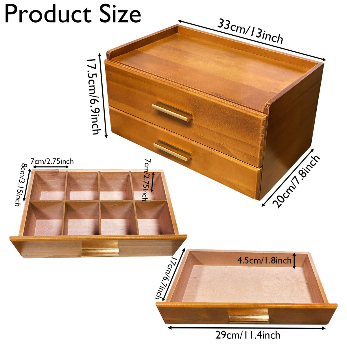 Wooden Tea Bag Organizer