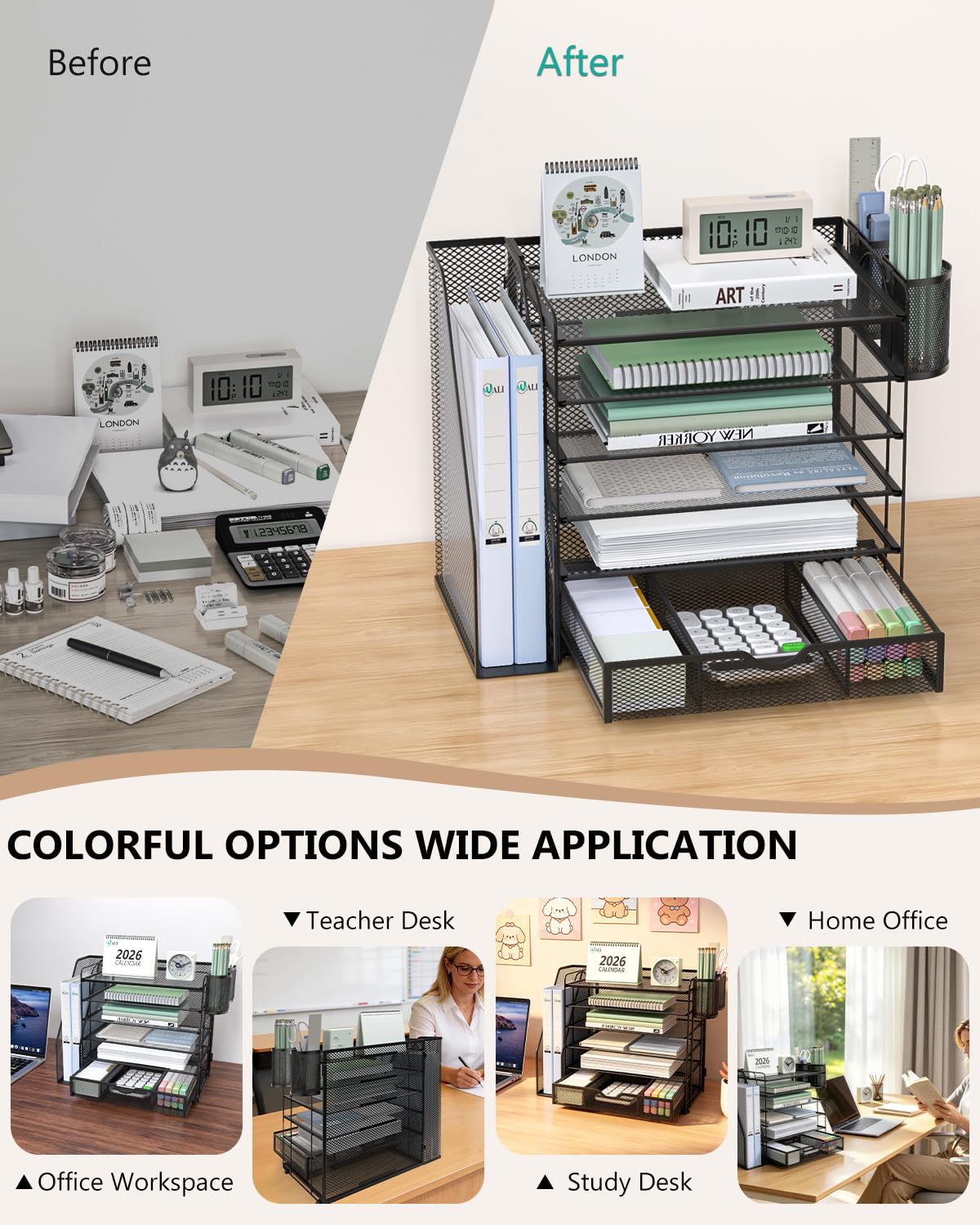 Desk File Organizer