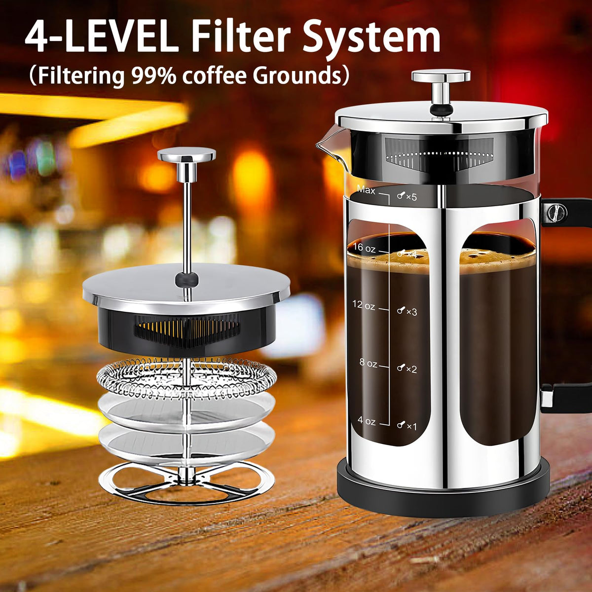 French Press Coffee Maker