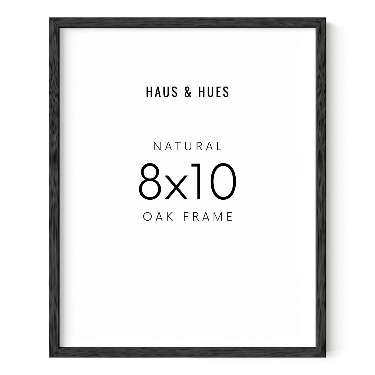 Black Oak Wood 8x10 Picture Frame