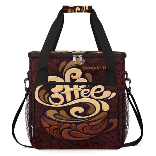 Funny Coffee Coffee Maker Carring Bag Coffee Cafe Travel Carrying Storage Tote Bag Compatible with Keurig K