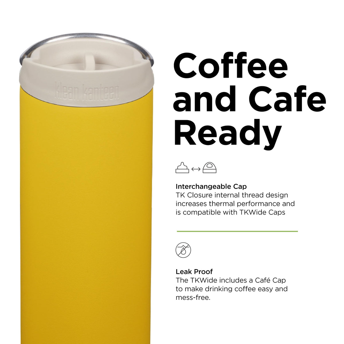 16oz TKWide Insulated Coffee Tumbler with Café Cap
