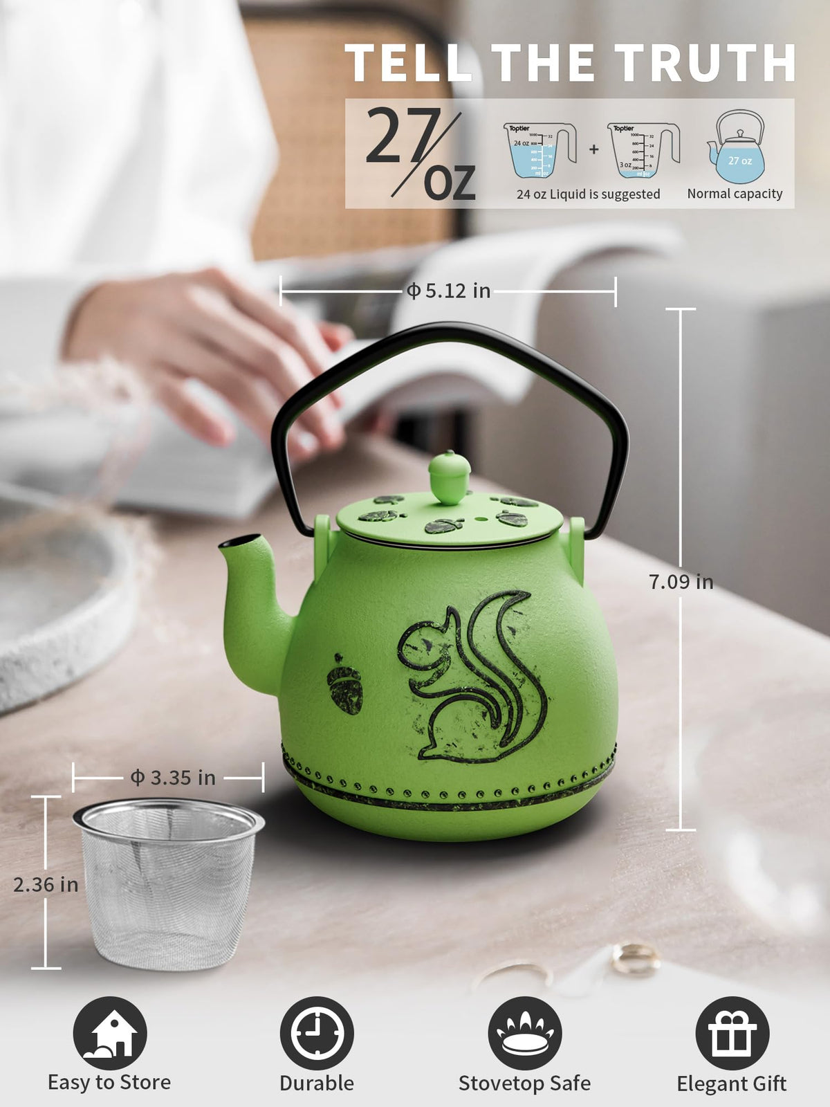 Teapot with Removable Infuser