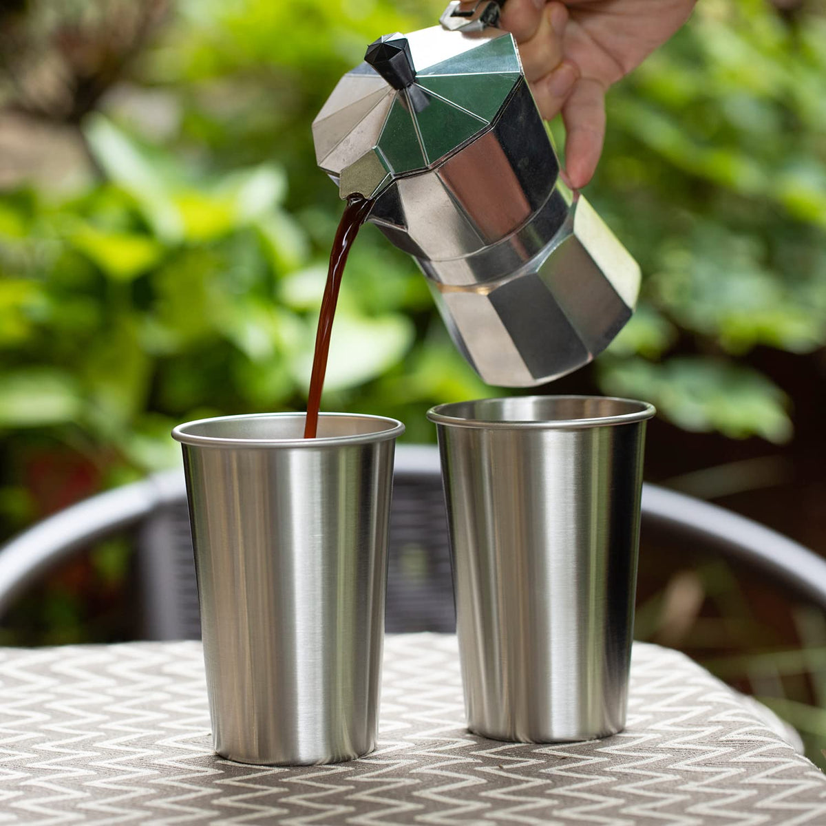 12 Pack 16oz Stainless Steel Pint Cup (12 Count)