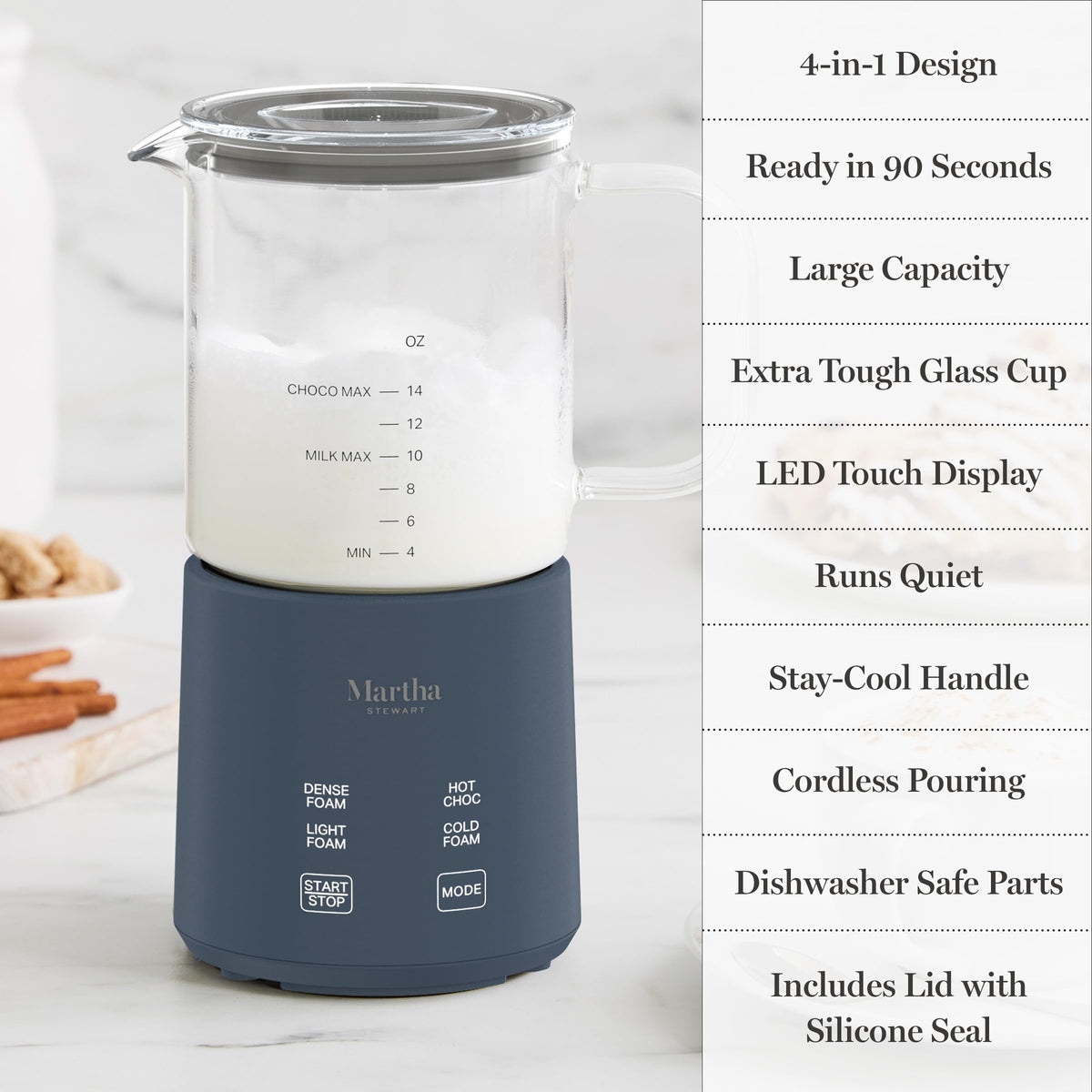 10oz Milk Frother & Steamer