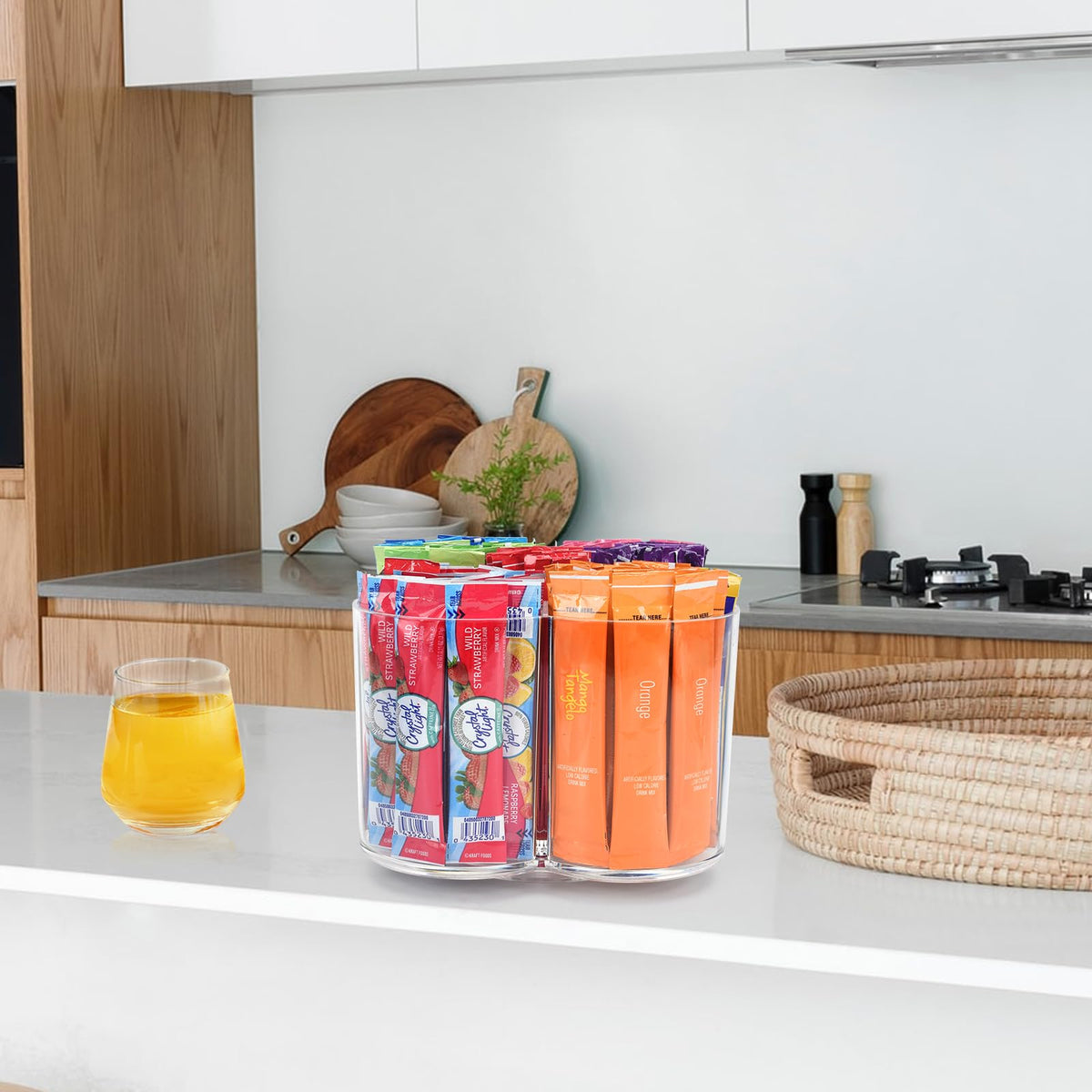 Drink Packet Organizer for Powdered Drink Mix