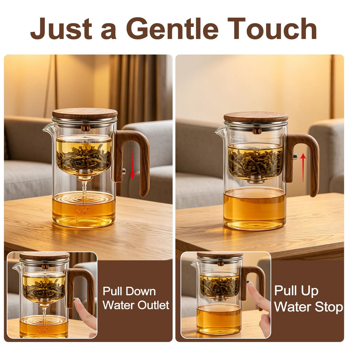 Magic Glass Teapot with Infuser