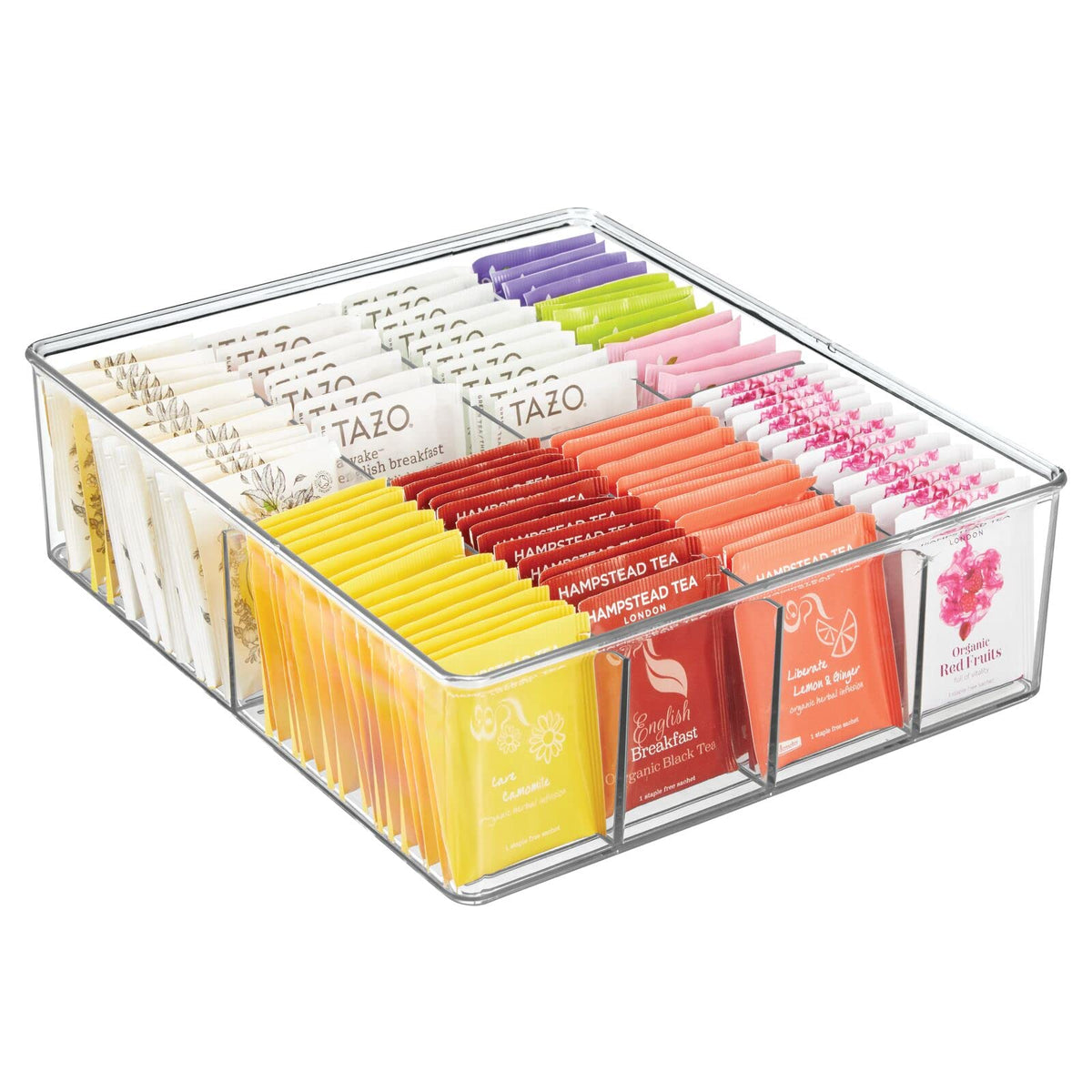 Plastic Extra Wide Storage Organizer Bin Box for Kitchen
