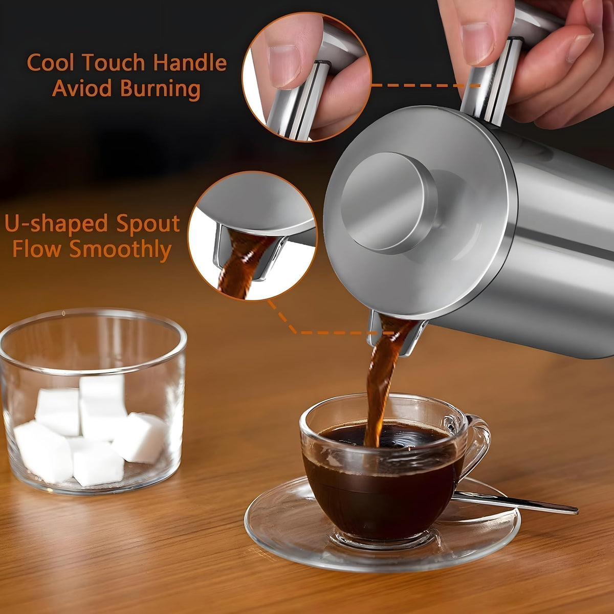 Large French Press Coffee Maker 50oz