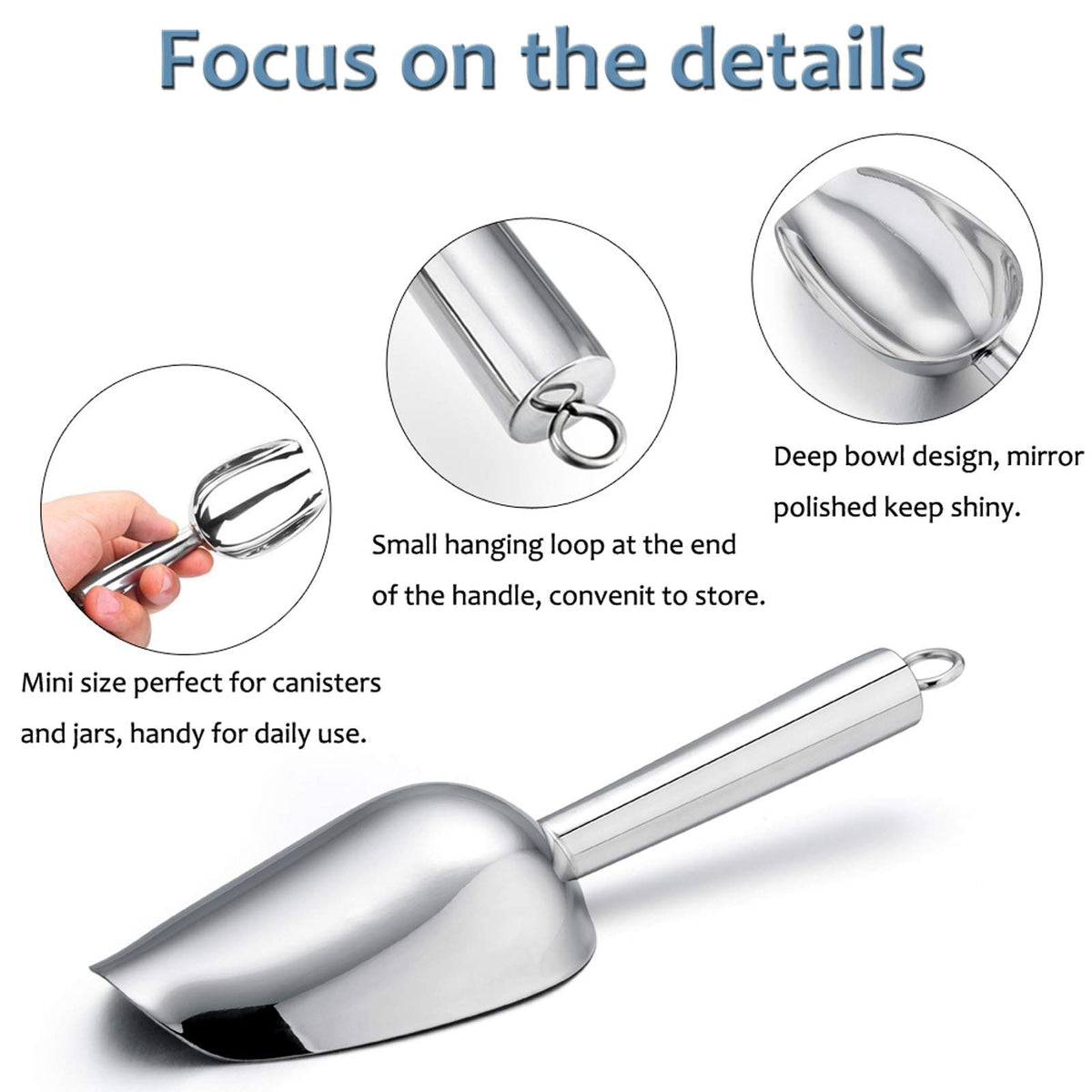 Mini Ice Scoop Set of 6 (6 Count)