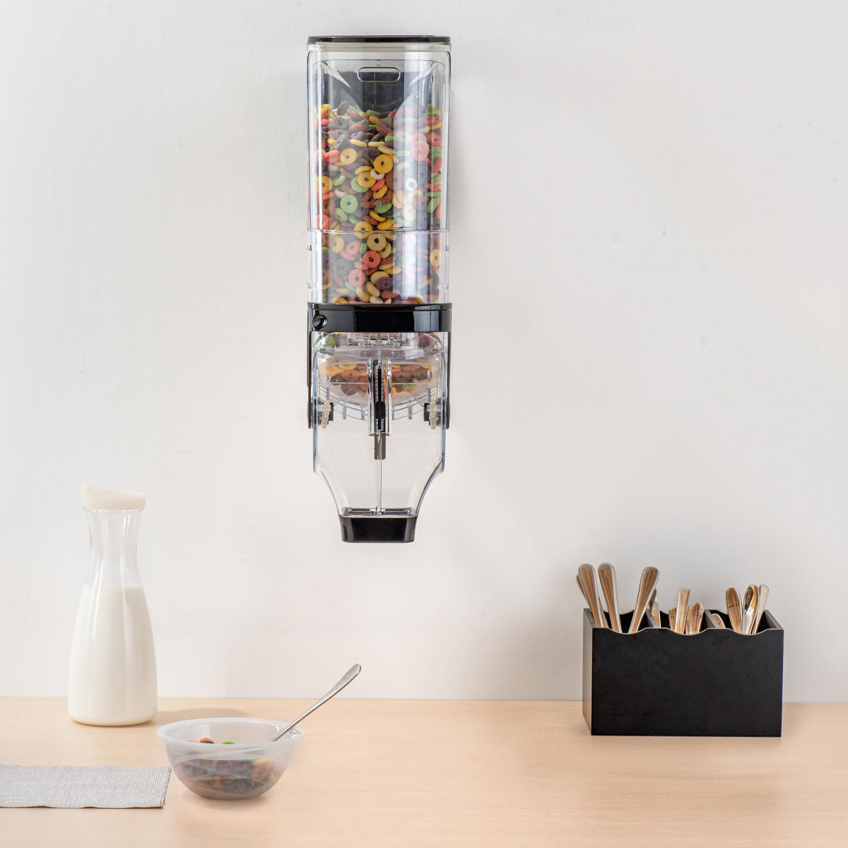 Cereal Dispenser 3.5 gal Plastic Wall
