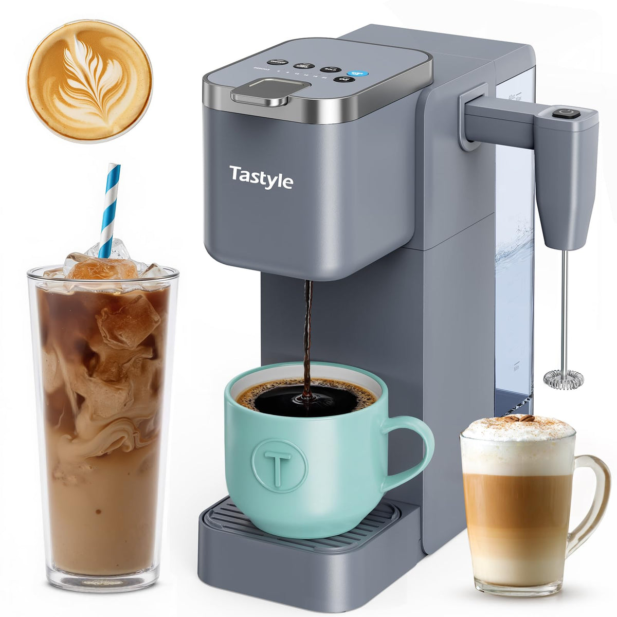 Single Serve Coffee Maker with Built
