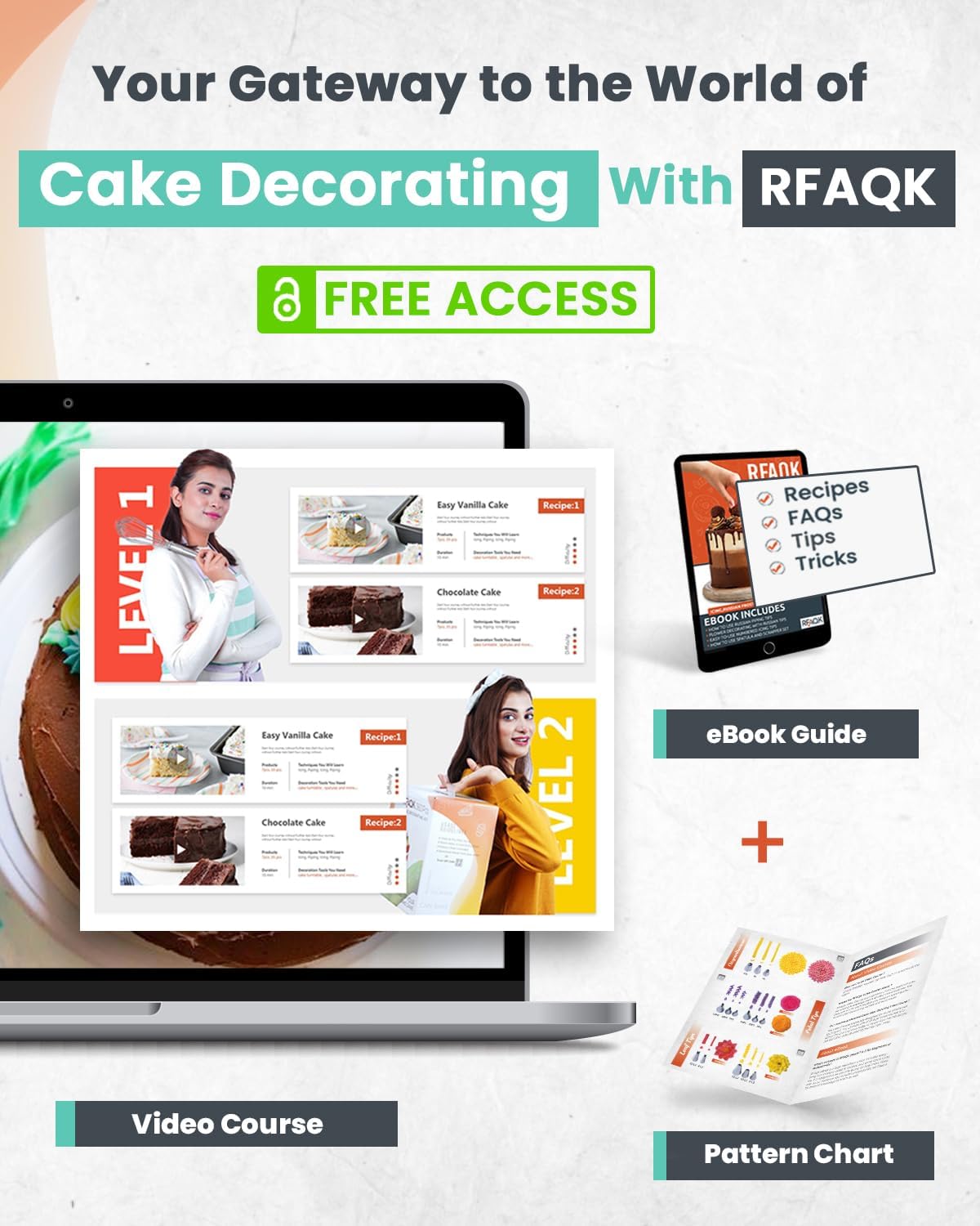 90PCs Cake Decorating Kit with Leveler (90 Count)