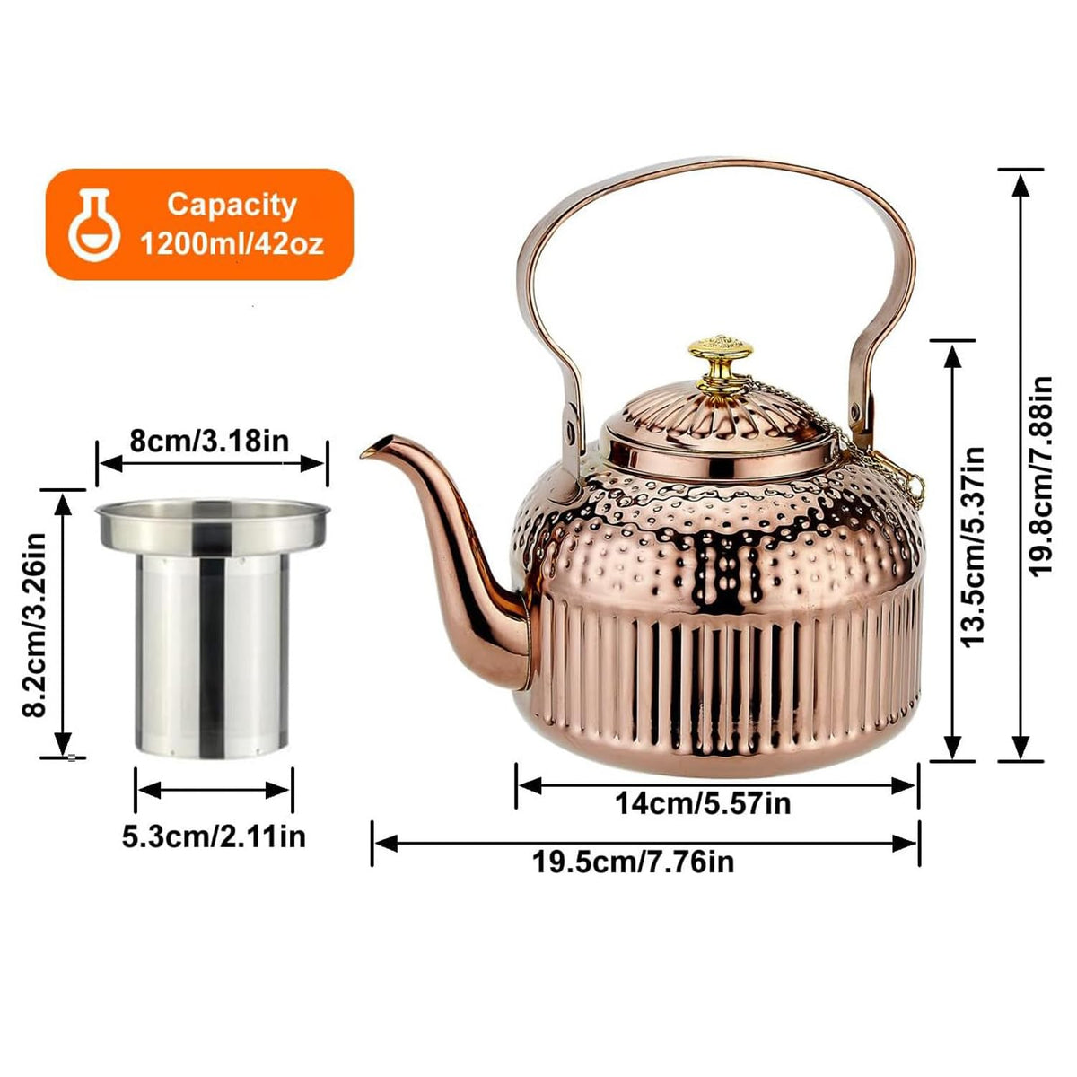 Antique 1.4L 45 Oz