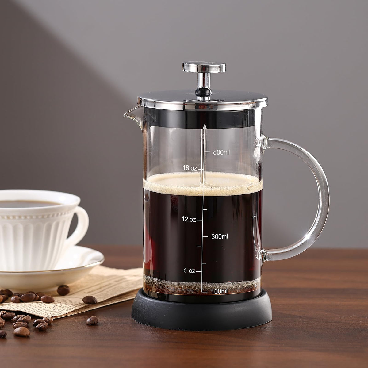 French Press Coffee Maker 600ML