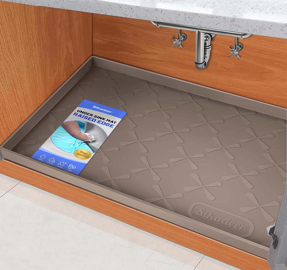 Waterproof Under Sink Mat 34"x22"