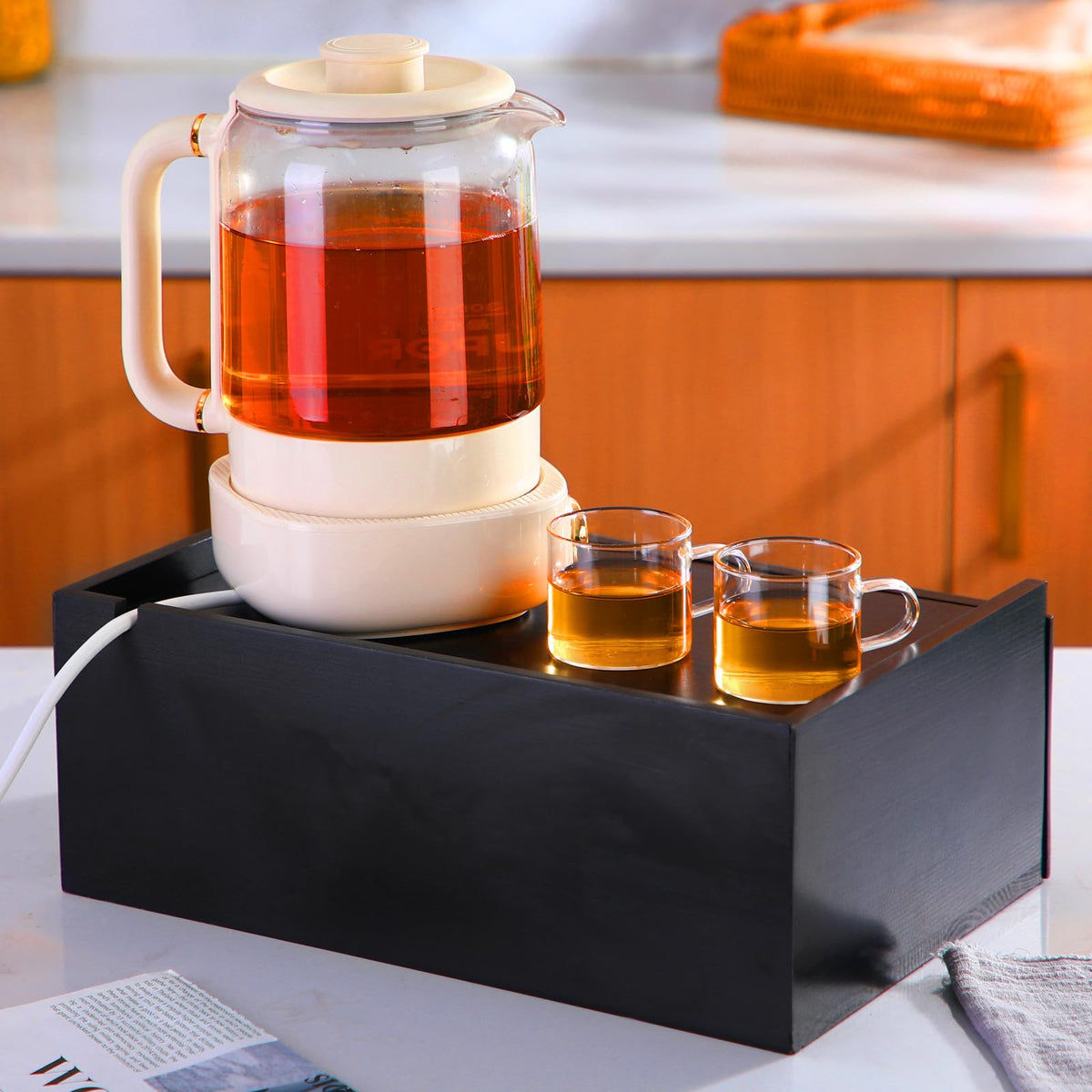 Tea Bag Organizer Wooden Tea Storage Box
