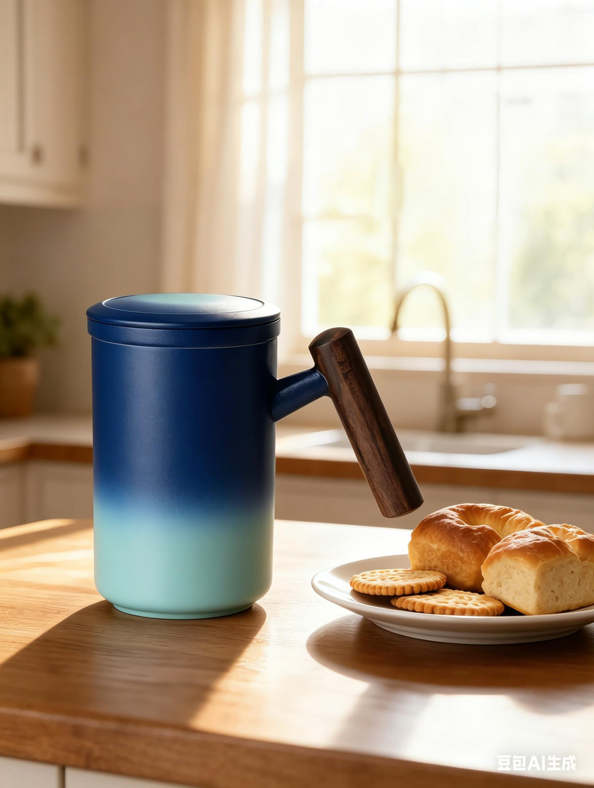 Tea Cup with Infuser and Lid