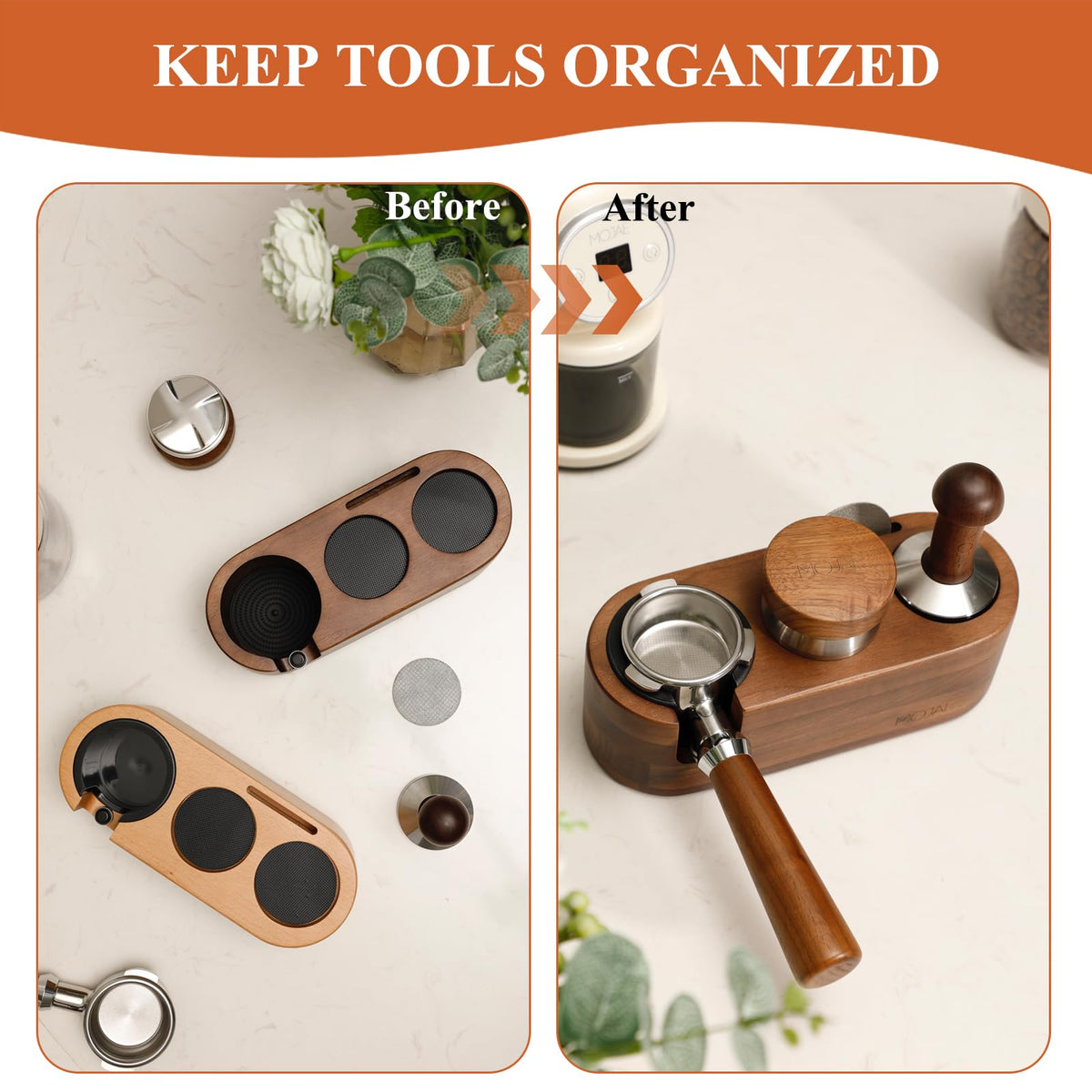 MOJAE Espresso Tamping Station