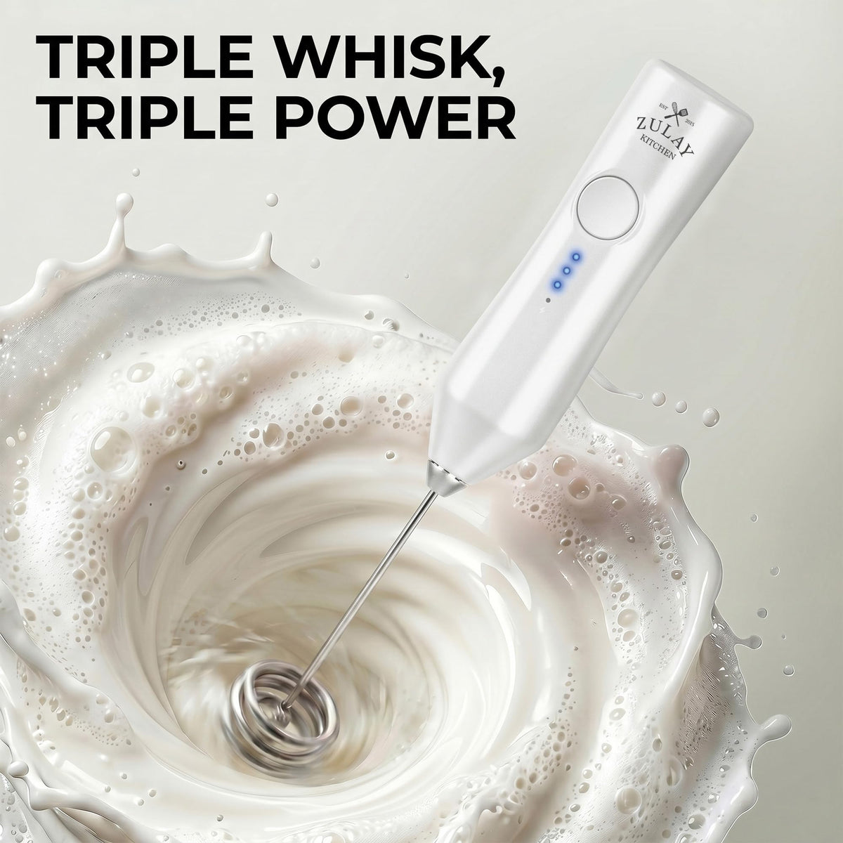 Rechargeable Milk Frother Handheld