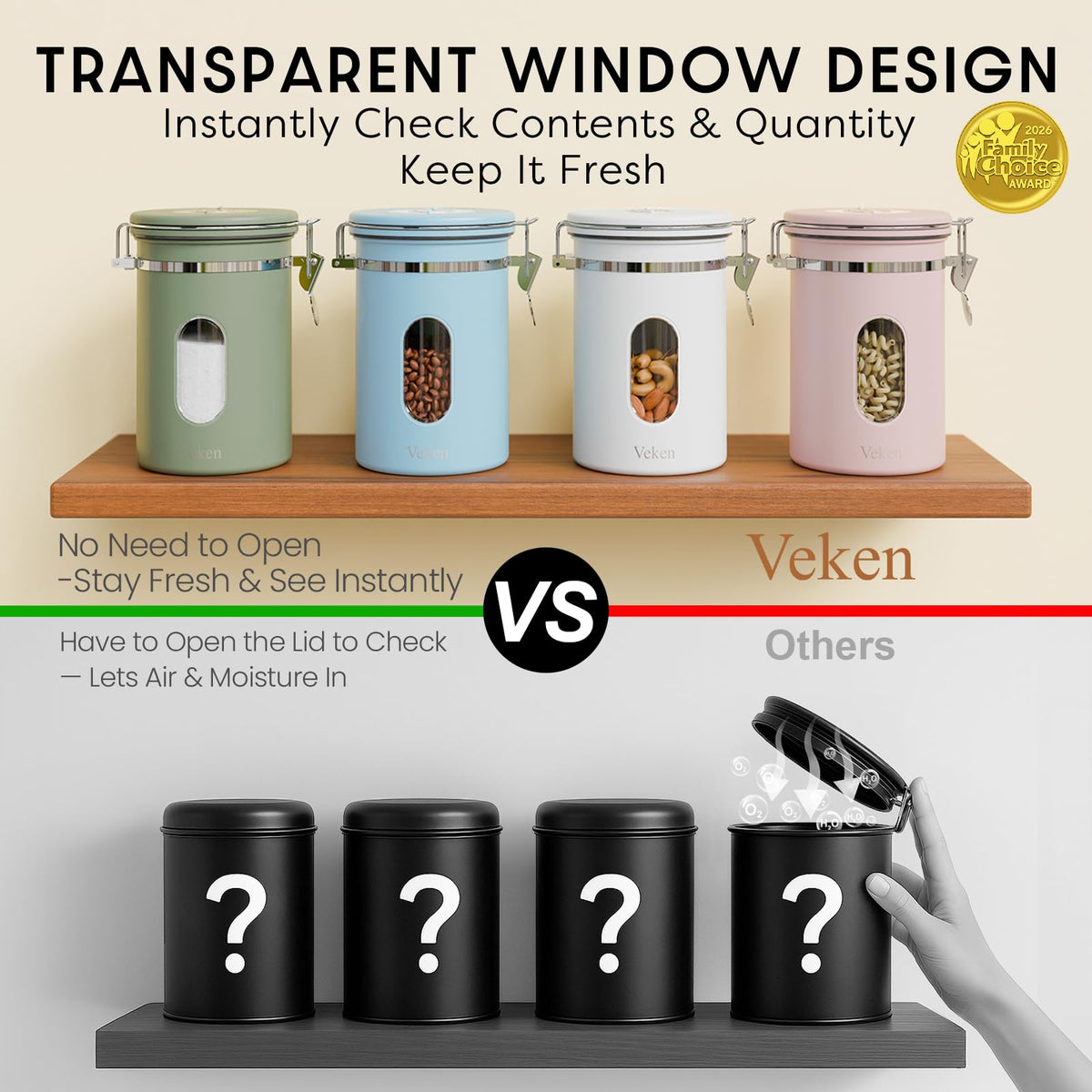 Coffee Canister with Window