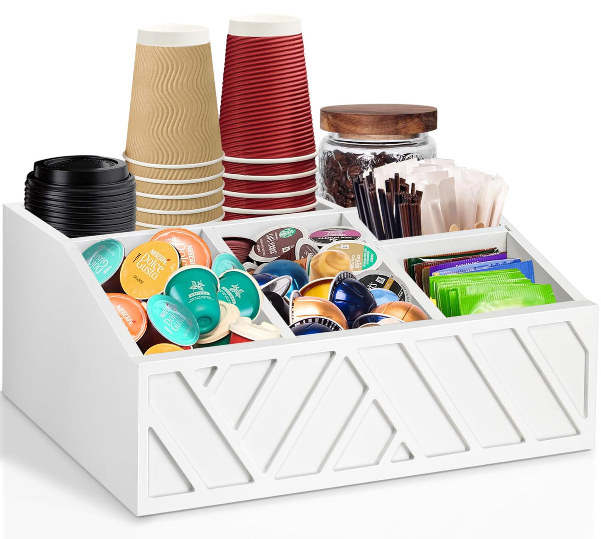 Coffee Station Organizer for Counter (23.52 Ounce)