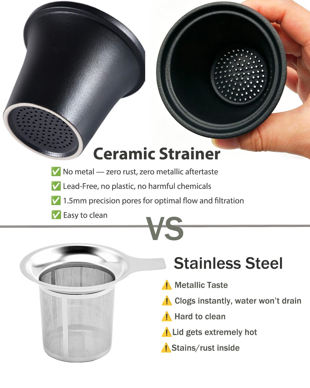 Tea Cup with Infuser and Lid
