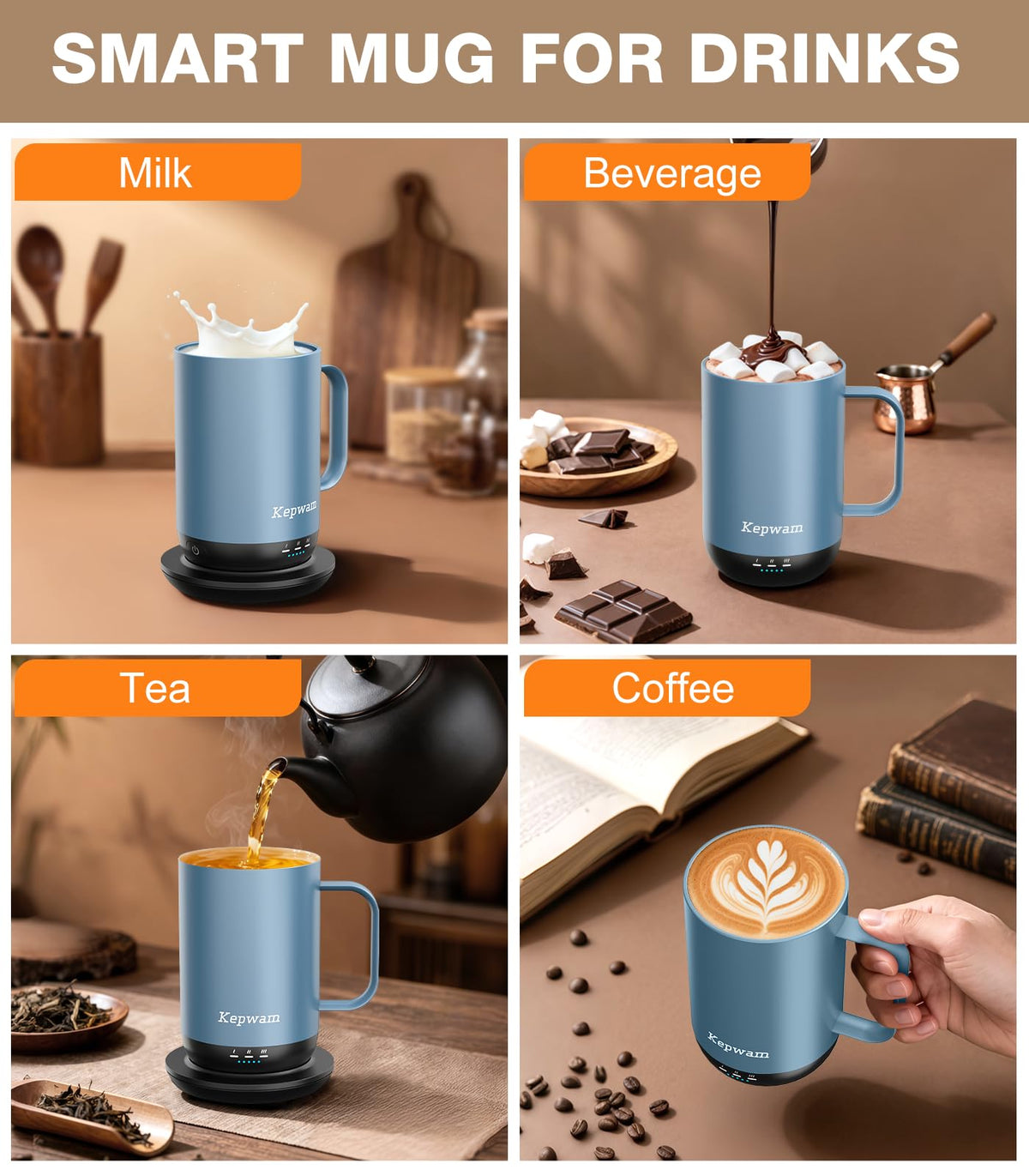 Self Heating Coffee Mug T1