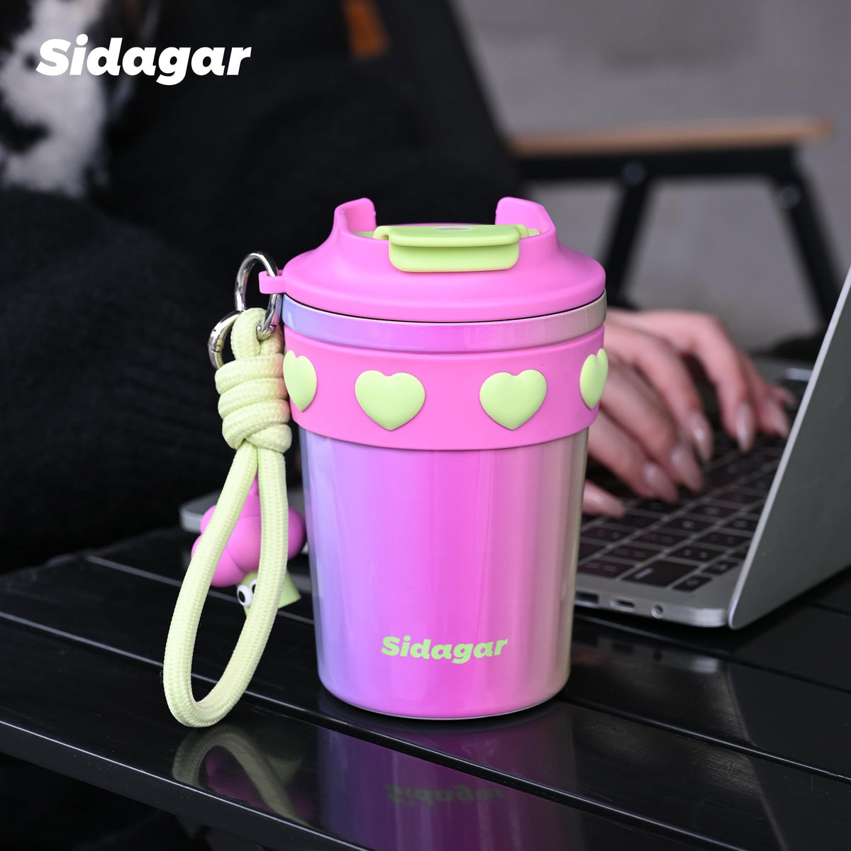 12 oz Travel Coffee Mug Spill Proof Leak Proof
