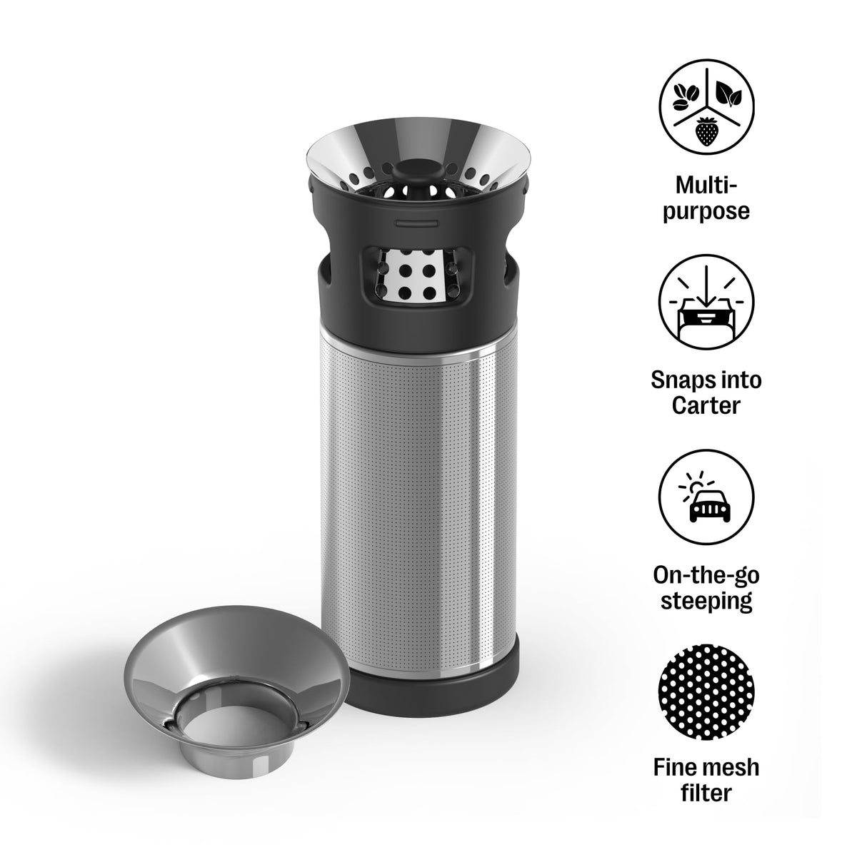 Carter Tea Infuser for Loose Leaf Tea and Cold Brew