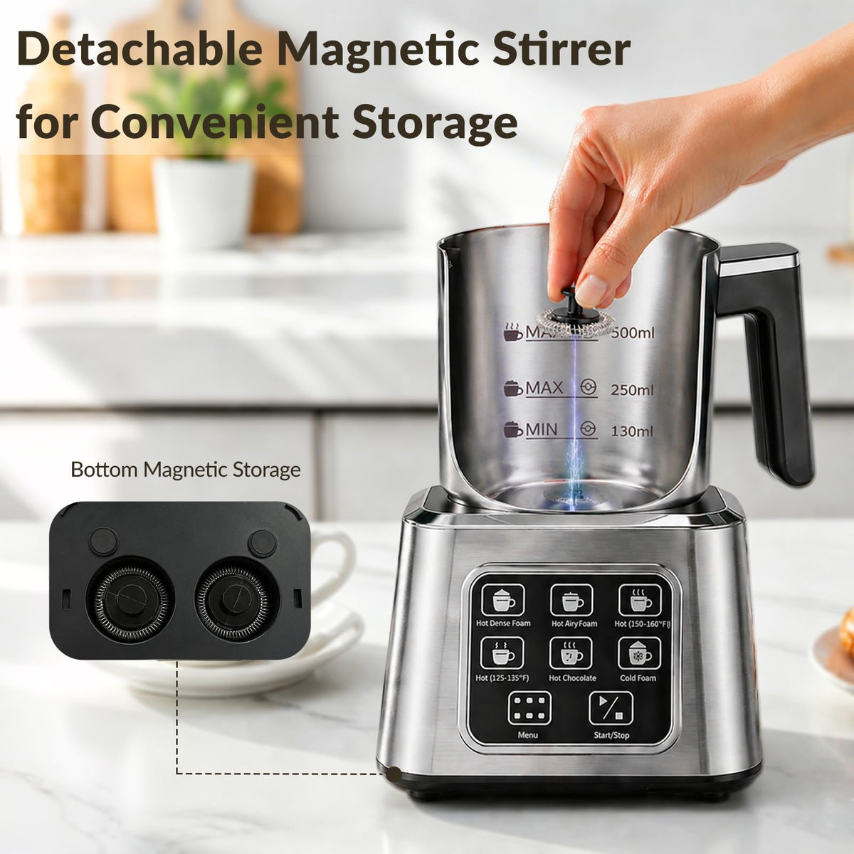 Electric Milk Frother and Steamer