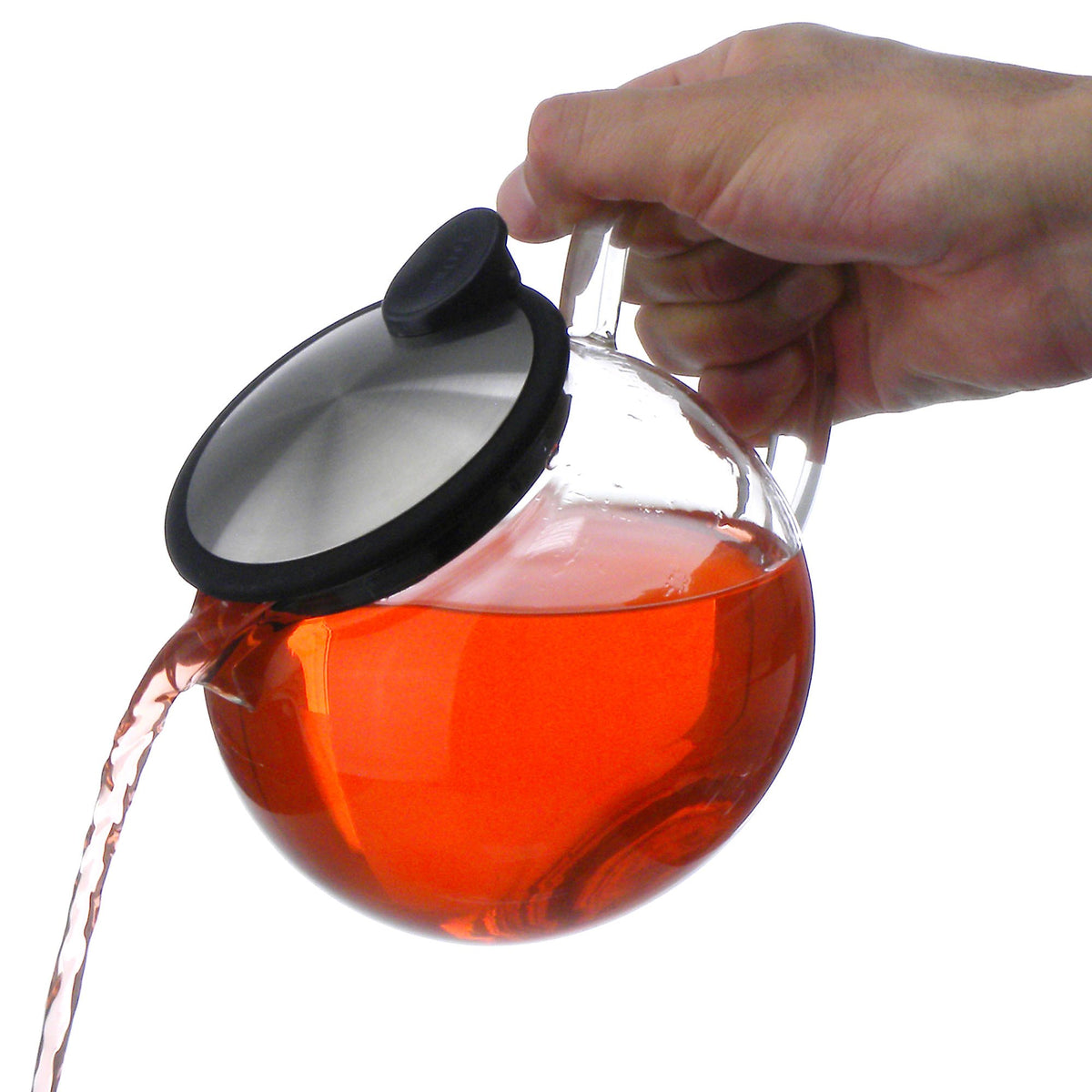 Bola Glass Teapot with Basket Infuser
