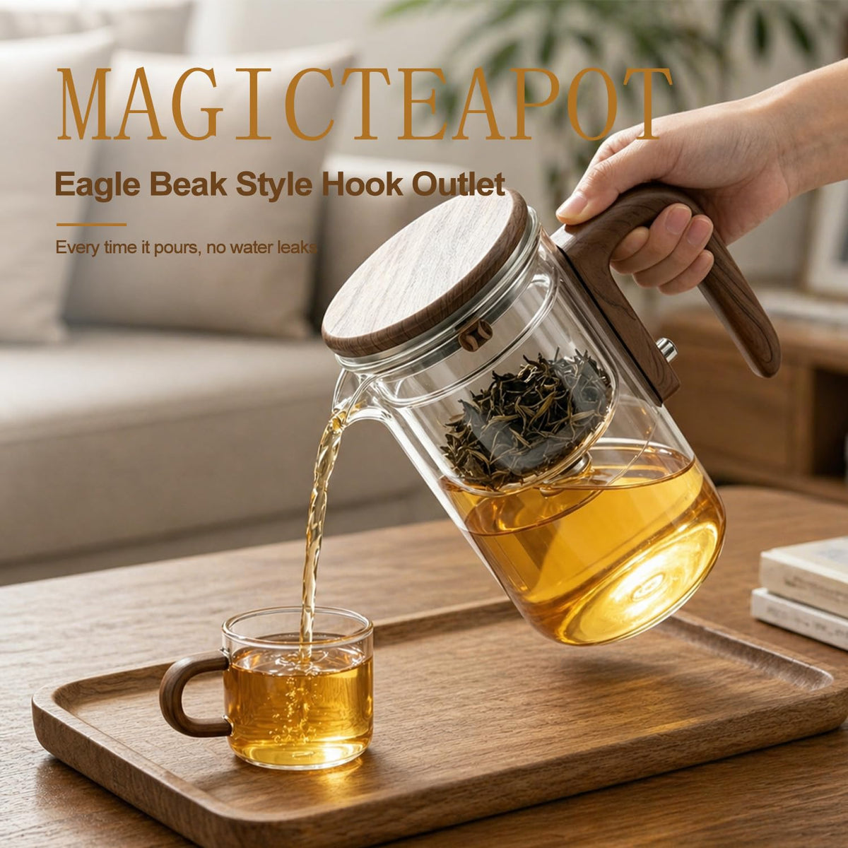Magic Glass Teapot with Infuser