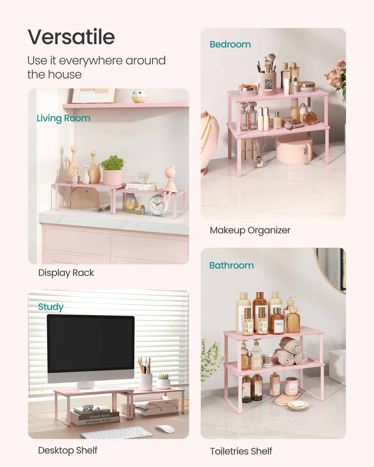 Cabinet Organizer Shelf (2 Count)