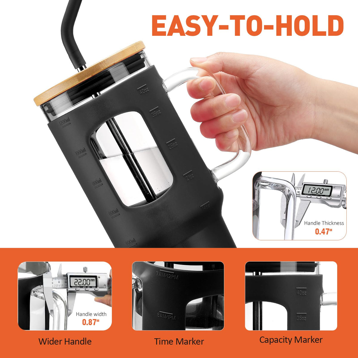 Glass Tumbler with Straw and Lid