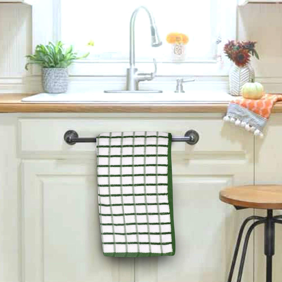 Kitchen Towels Cotton Dish Towels 20”x30” (3 Count)