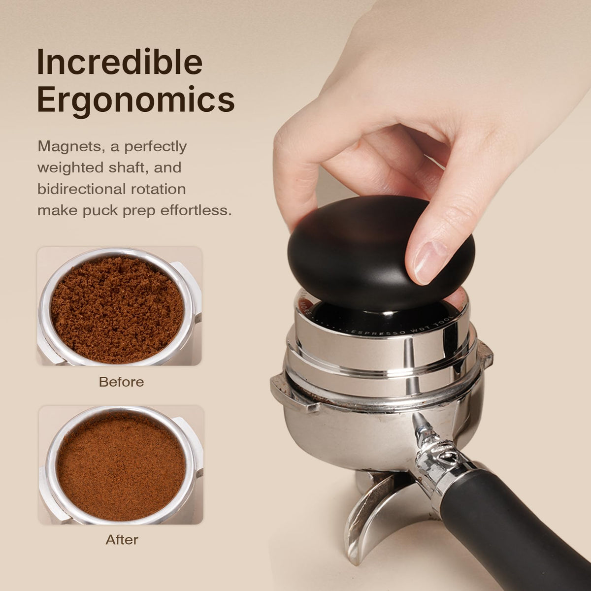 Espresso Tamper Set 58.4mm with WDT Tool