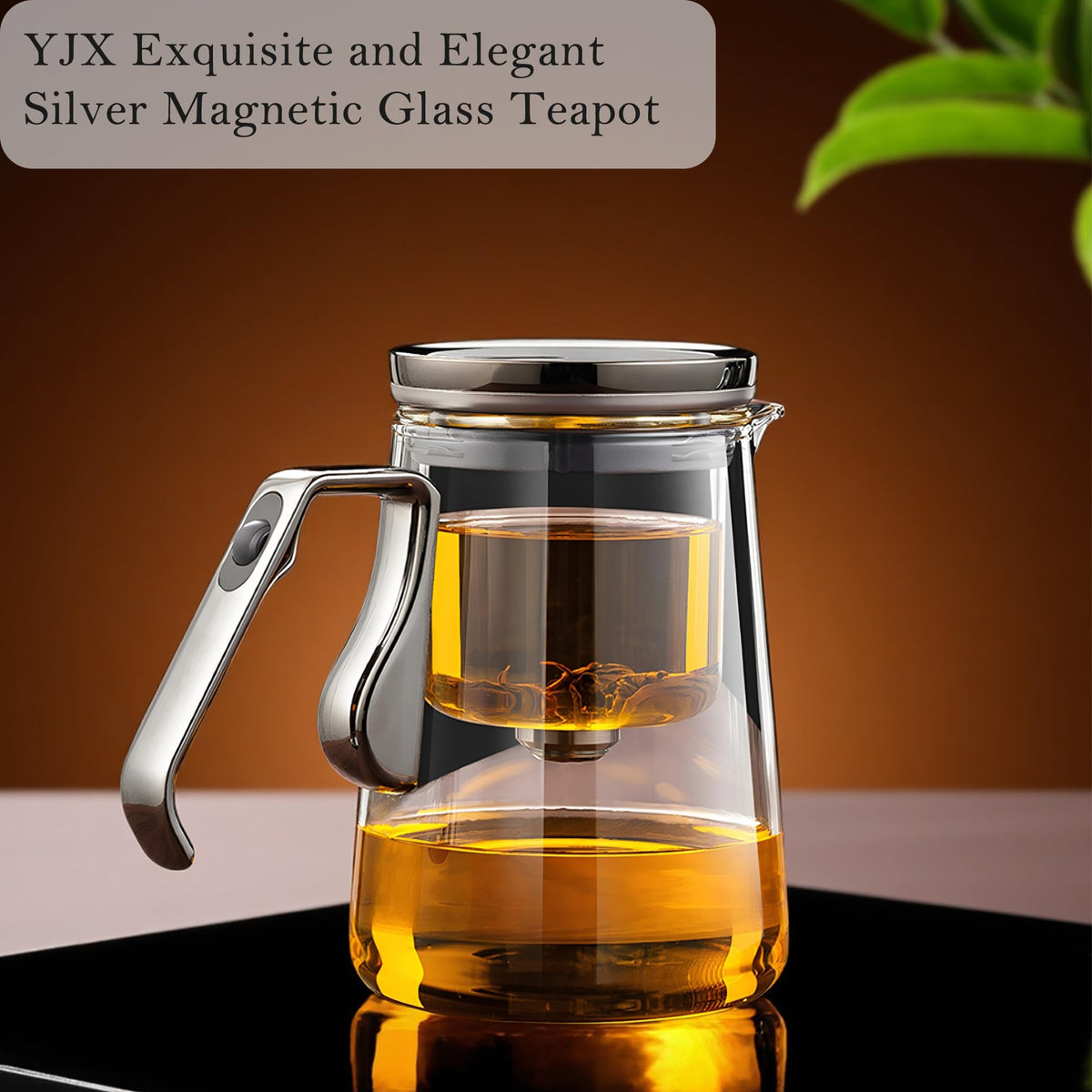 Magnetic Glass Teapot