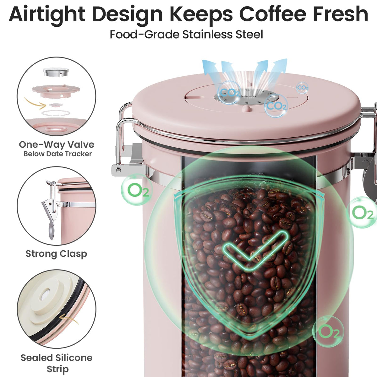 Coffee Canister with Window
