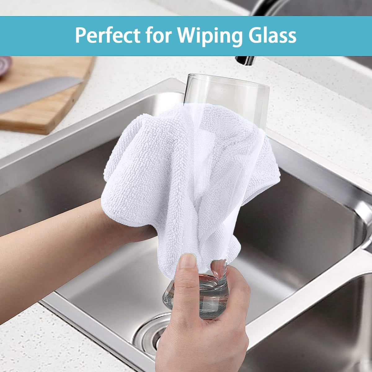 100PK Microfiber Cleaning Cloth (100 Count)