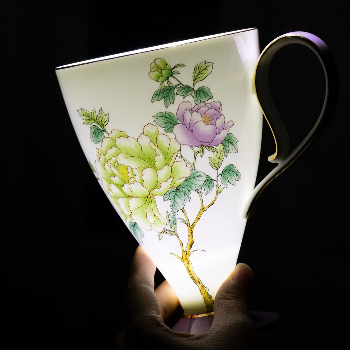 Bone China Coffee Mugs (2 Count)