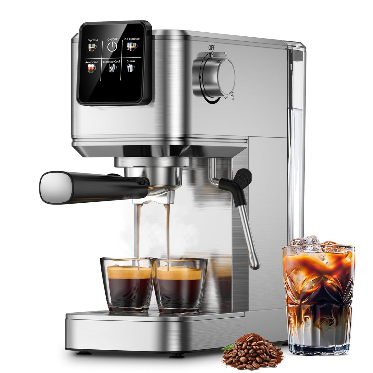 20 Bar Espresso Machine with Rapid Cold Brew