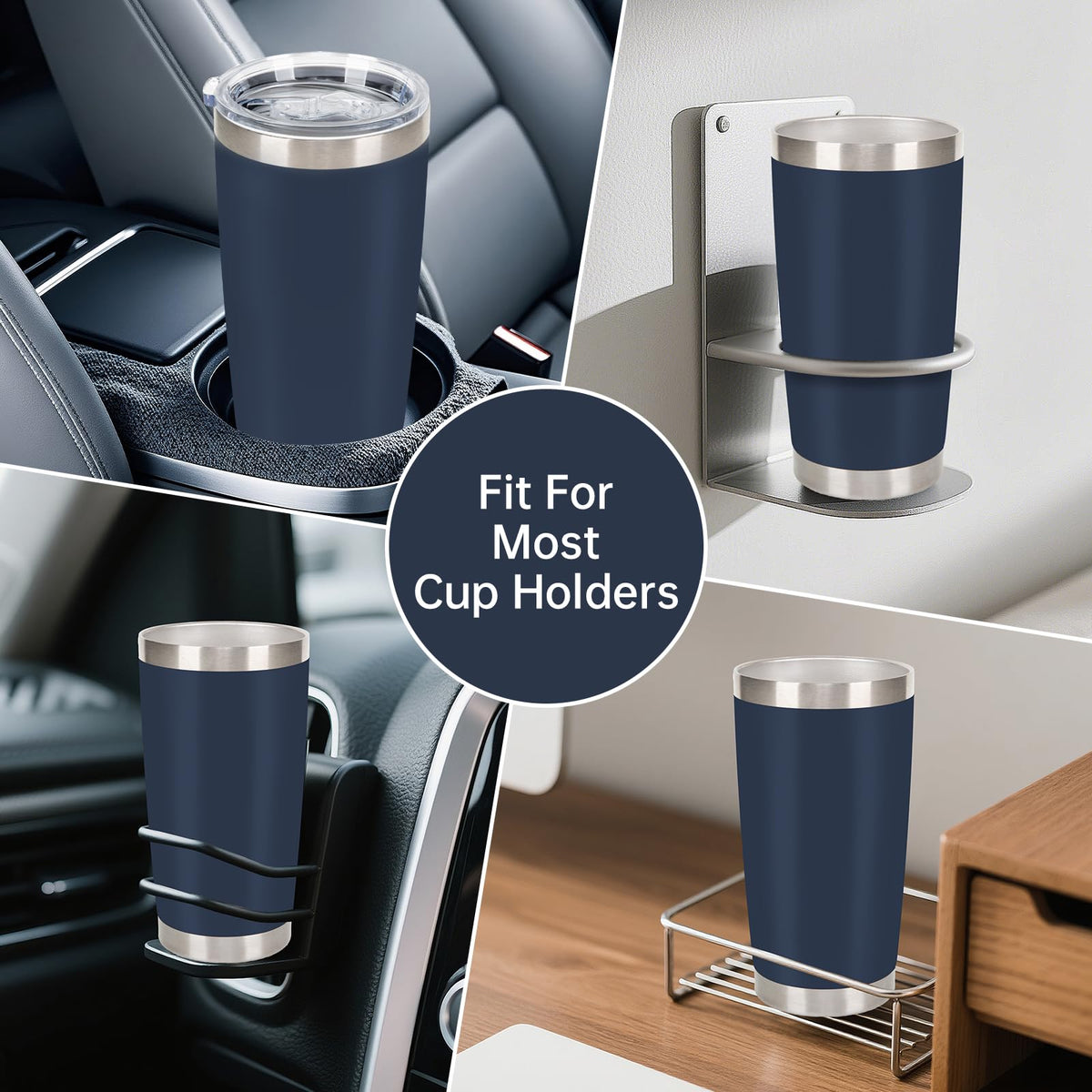 32 Pack 20oz Stainless Steel Insulated Bulk Tumblers with Lid&Straw (32 Count)