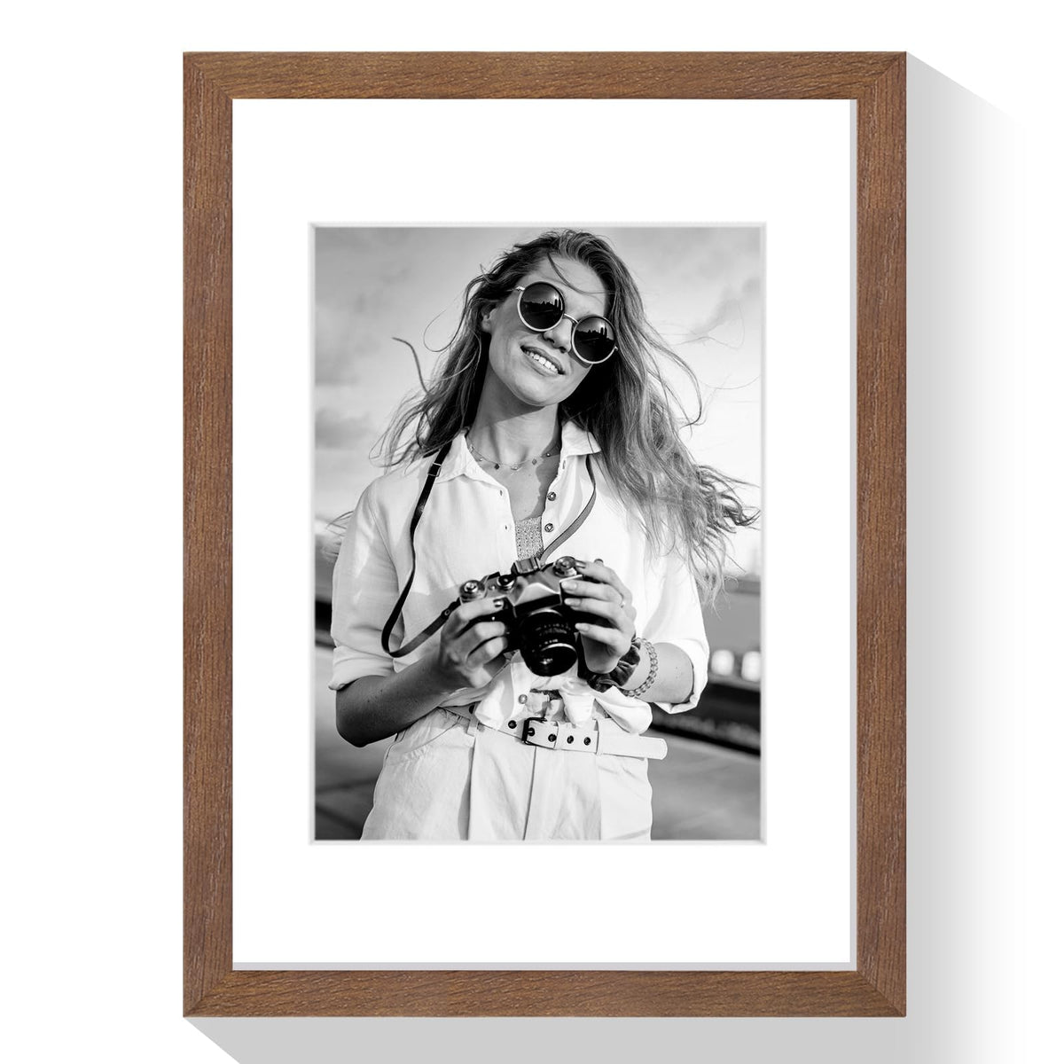9x12 Solid Oak Wood Picture Frame