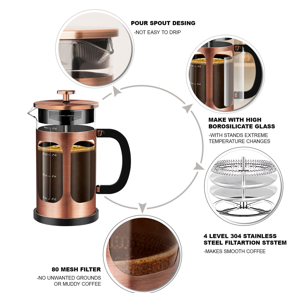 French Press Coffee Maker