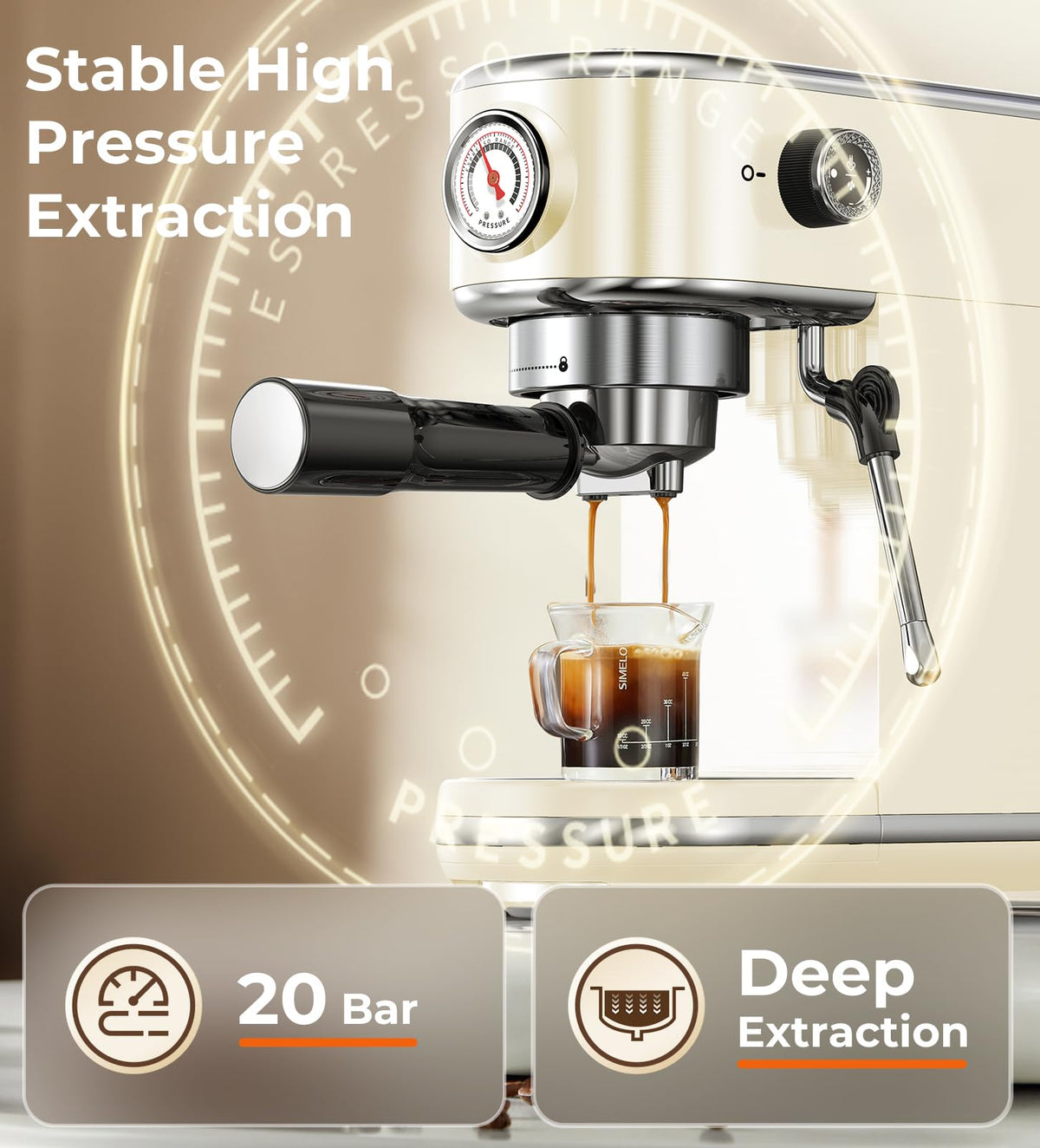 Espresso Machine with Milk Frother